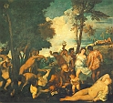 TIZIANO VECELLIO (1485-1576) - baccanaglia